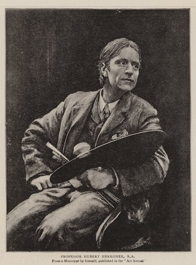 Professor Hubert Herkomer, RA by English School