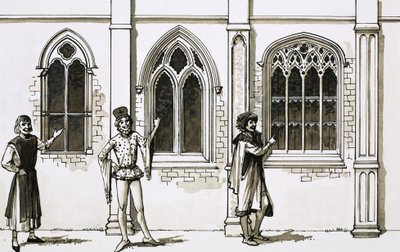 Progression of Gothic architecture by English School