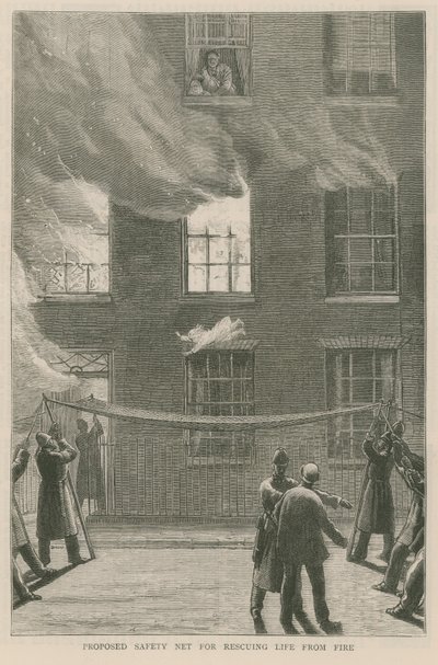 Proposed Safety Net for Rescuing Life from Fire by English School