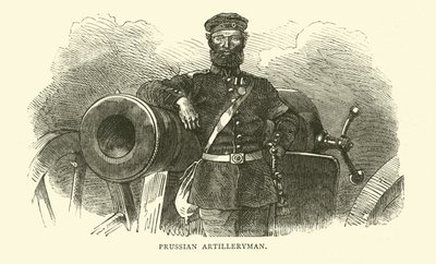 Prussian Artilleryman, September 1870 by English School