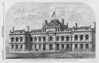 Public Baths and Washhouses for the Parish of Paddington by English School