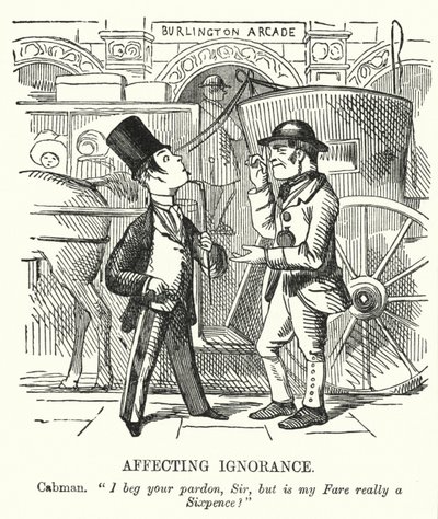 Affecting Ignorance: London Cab Driver by English School
