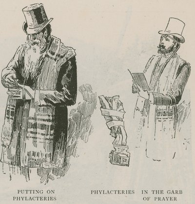 Putting on Phylacteries; Phylacteries in the Garb of Prayer by English School