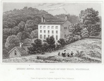 Quebec House, the birthplace of General Wolfe in Westerham by English School