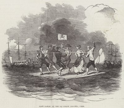 Raft Dance at the Squadron Regatta, Cork by English School