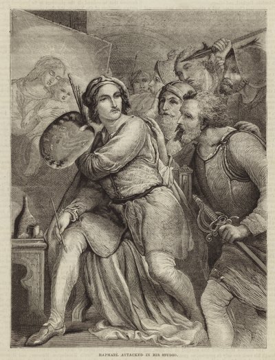 Raphael Attacked in His Studio by English School