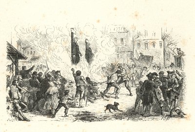 Religious Persecution; Louis XVI by English School