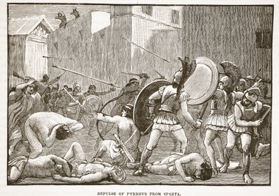 Repulse of Pyrrhus from Sparta by English School