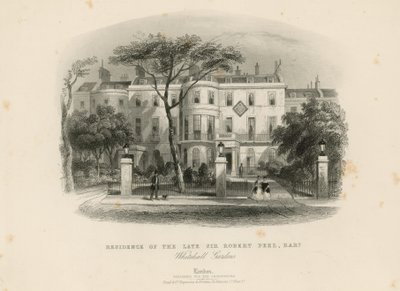 Residence of the Late Sir Robert Peel by English School