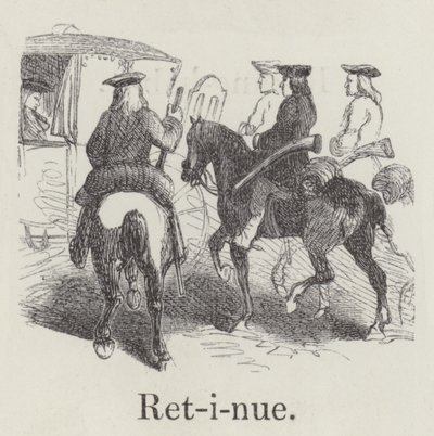 Retinue by English School