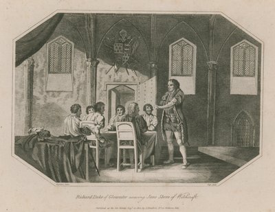 Richard Duke of Gloucester Accusing Jane Shore of Witchcraft by English School