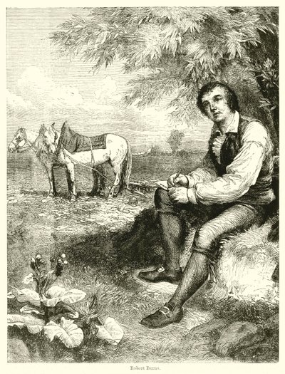 Robert Burns by English School
