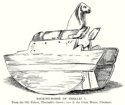 Rocking-Horse of Charles I (engraving) by English School