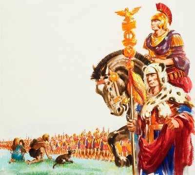 Roman army in Britain by English School