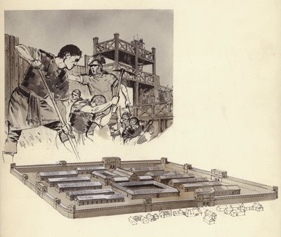 Roman Camp by English School