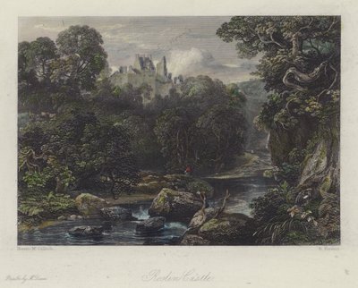 Roslin Castle, Scotland by English School