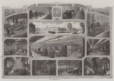 Royal Small Arms Factory in Enfield by English School