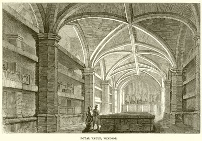 Royal Vault, Windsor by English School