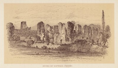 Ruins of Sopwell Priory by English School