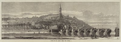 Ruins of St Cloud, from the River by English School