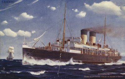 SS Scotia, Running between England and Ireland via Holyhead and Dublin by English School