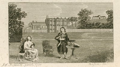 Samuel Richardson and Miss Highmore by English School
