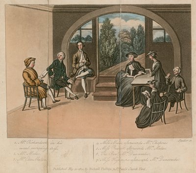 Samuel Richardson Reading Gradison at the Grange, Fulham, London by English School