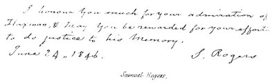 Samuel Rogers by English School