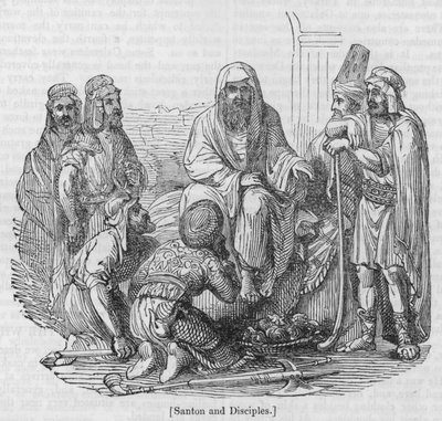 Santon and Disciples by English School