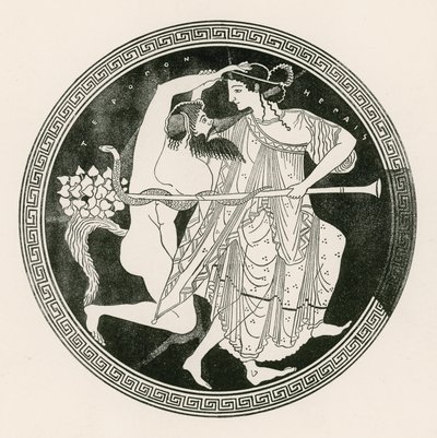 Satyr and Maenad by English School