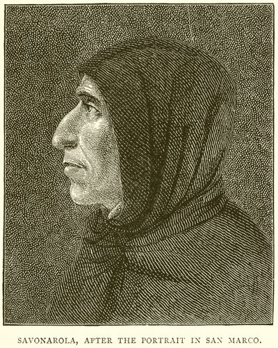 Savonarola (after the Portrait in San Marco) by English School