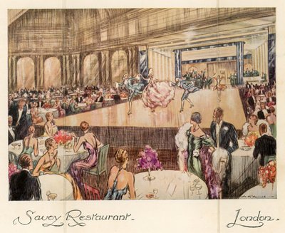 Savoy Restaurant, London by English School