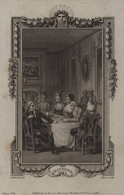 Scene from The History of Sir Charles Grandison by English School
