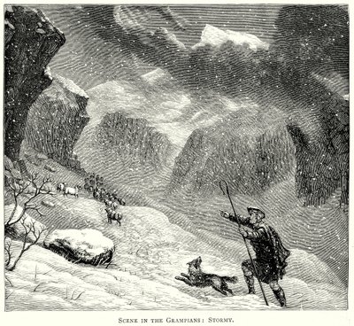 Scene in the Grampians: Stormy by English School