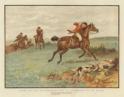 Scenes with the Old Mickledale Hunt by English School