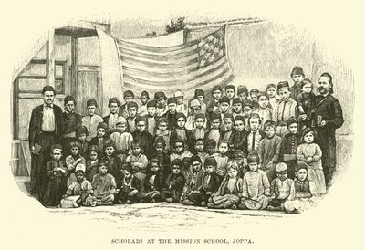 Scholars at the Mission School, Joppa by English School