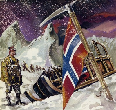 Scott reached the Pole only to find that he had been beaten by Amundsen by English School