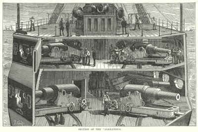 Section of the "Alexandra" by English School