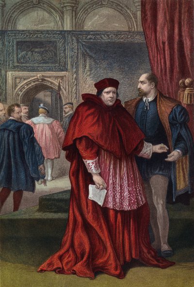 Shakespeare, King Henry the Eighth, Act III, Scene 2 by English School