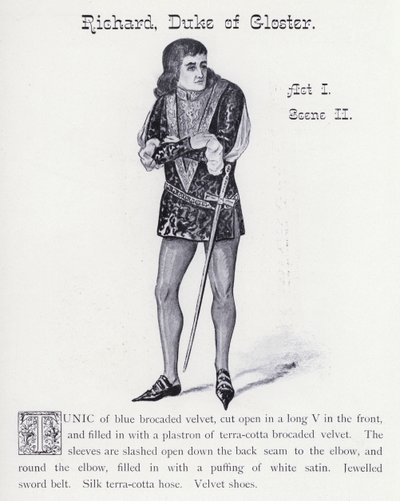 King Richard III: Richard, Duke of Gloster, Act I, Scene II by English School