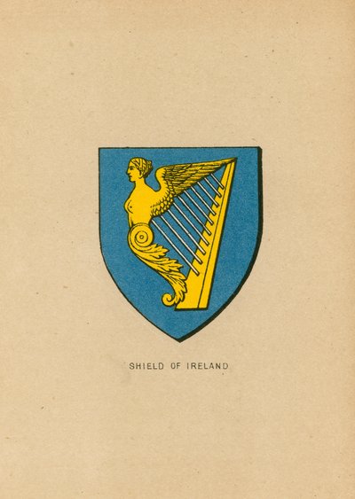 Shield of Ireland by English School