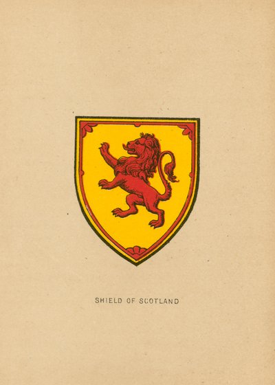 Shield of Scotland by English School