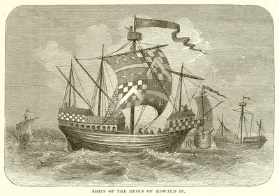 Ship of the Reign of Edward IV by English School