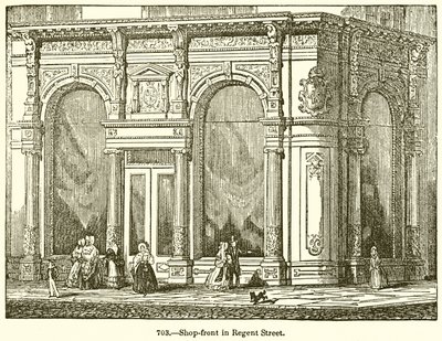 Shop-Front in Regent Street by English School