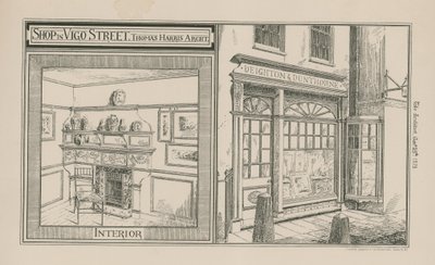 Shop in Vigo Street by English School