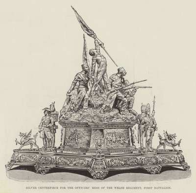 Silver Centrepiece for the Officers