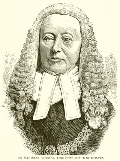 Sir Alexander Cockburn, Lord Chief Justice of England by English School