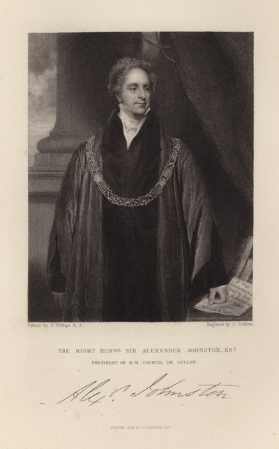 Sir Alexander Johnston by English School