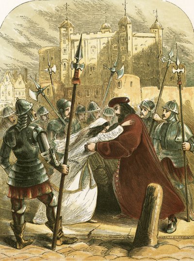 Sir Thomas More, on His Way to Execution by English School