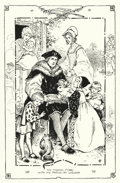 Sir Thomas More with his Family at Chelsea by English School